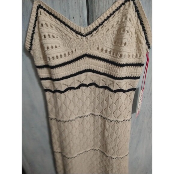 Wild & Free Crotcher Sleeveless Maxi Dress Cream Small Boho Cottage Core Feminin - Picture 5 of 12